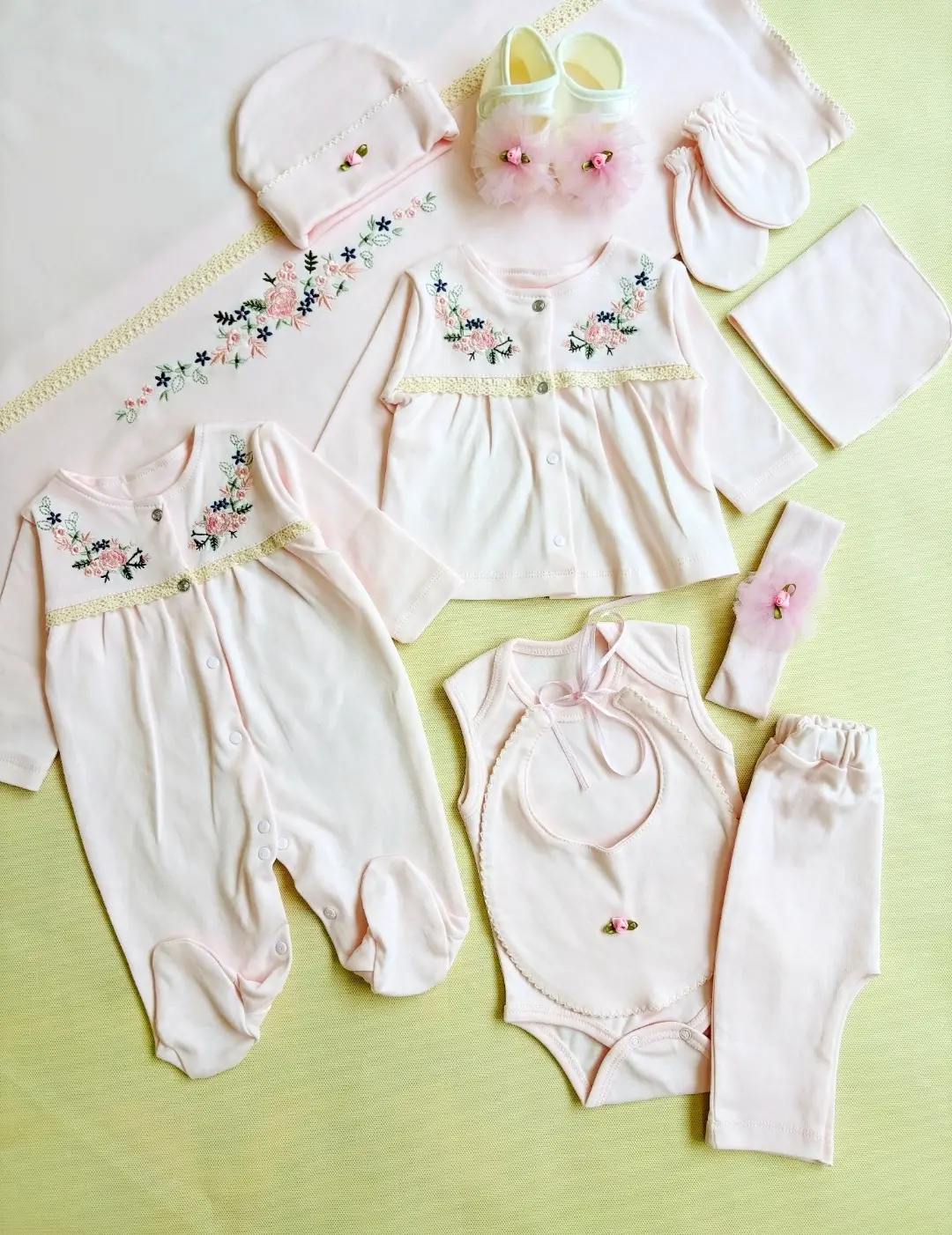 ست نوزادی دخترانه برند eda baby