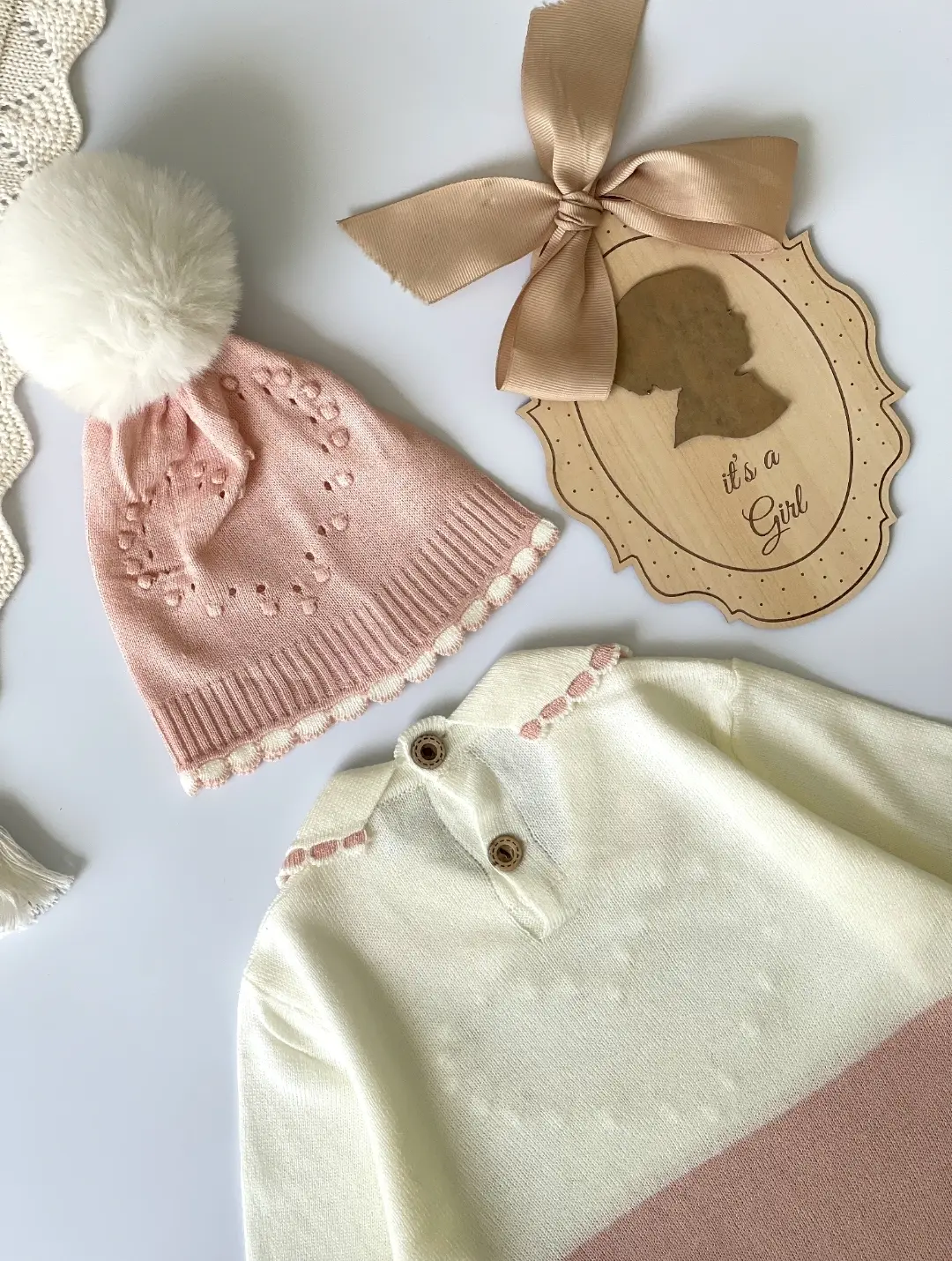 ست بافت دخترانه ترک