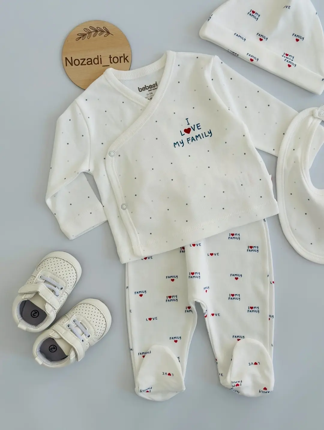 لباس نوزادی اسپرت برند bebessi