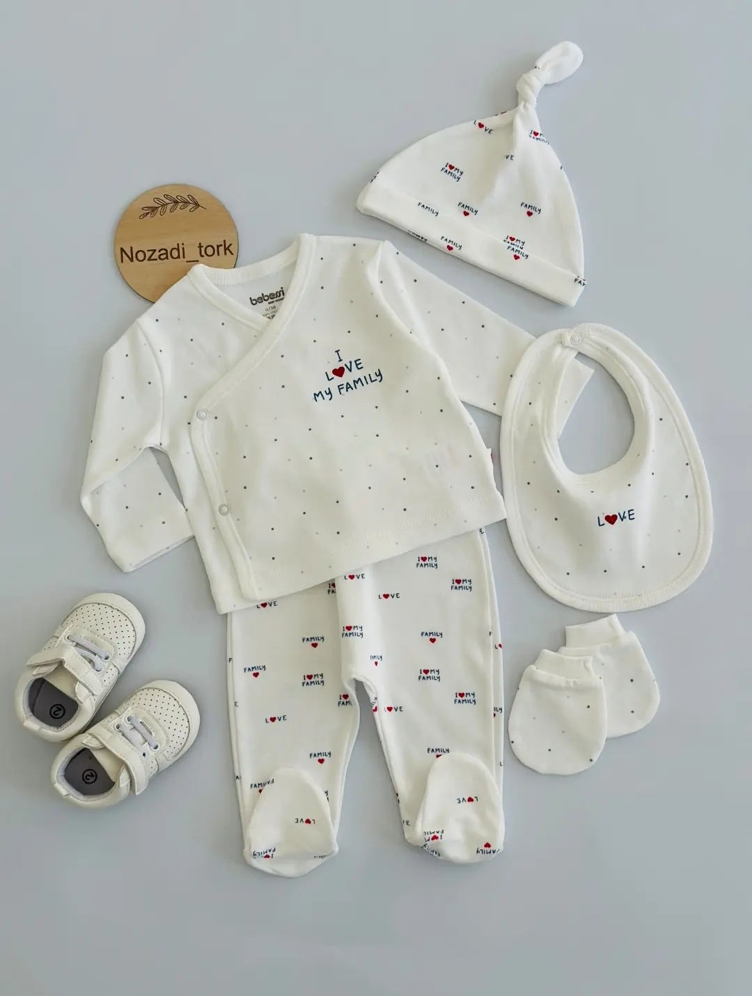 لباس نوزادی اسپرت برند bebessi