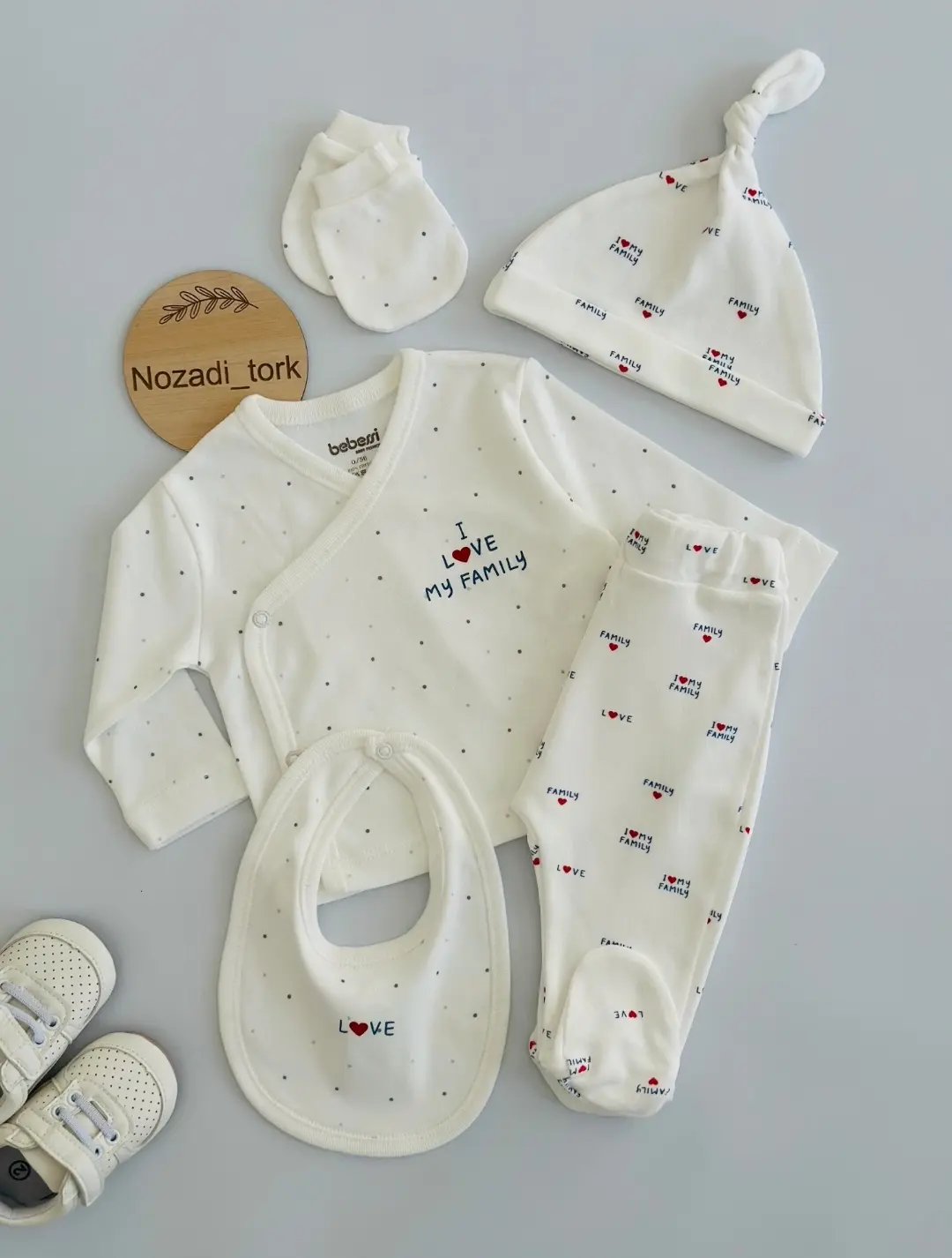 لباس نوزادی اسپرت برند bebessi