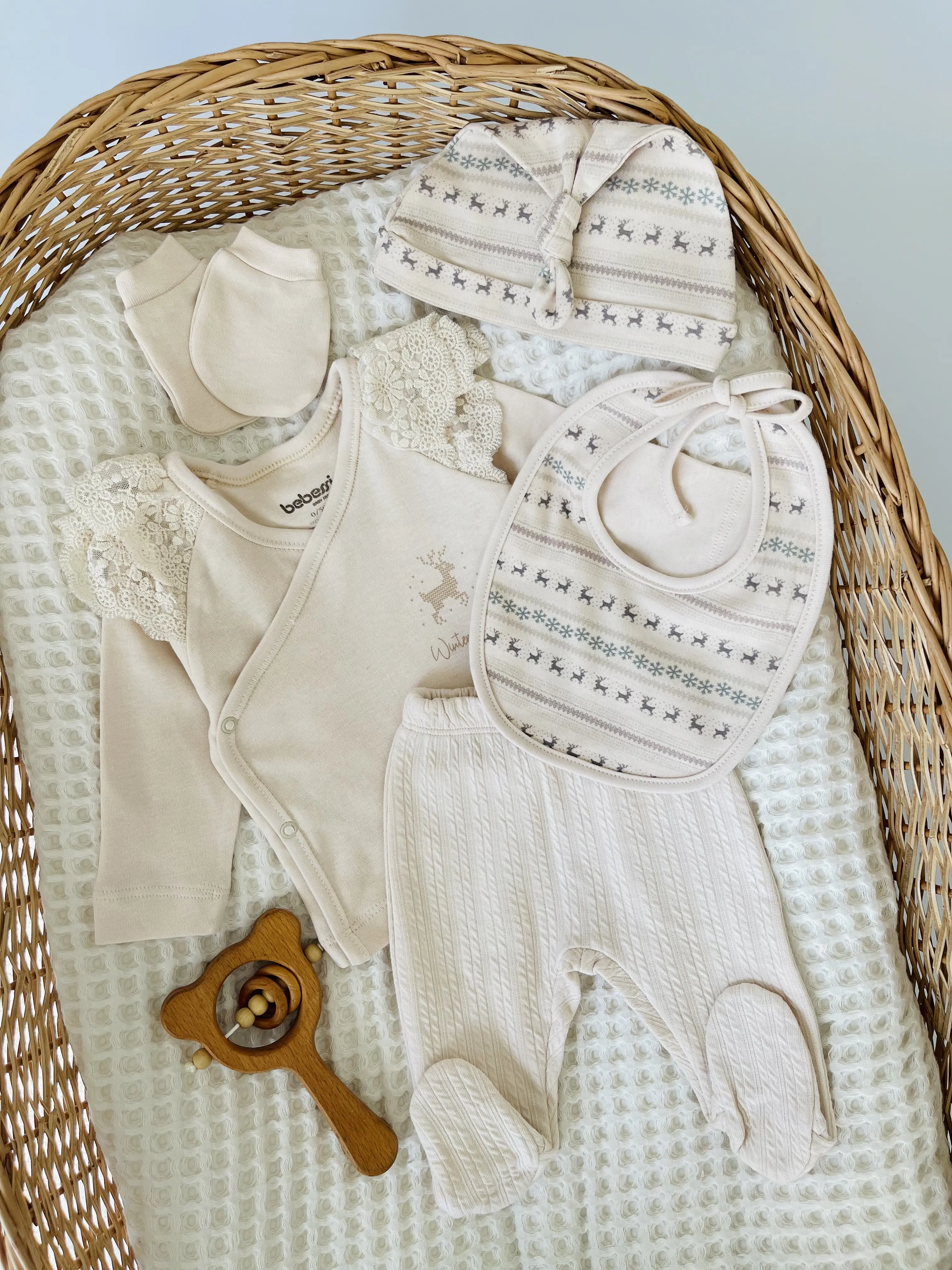 ست بیمارستانی نوزاد 5 تیکه