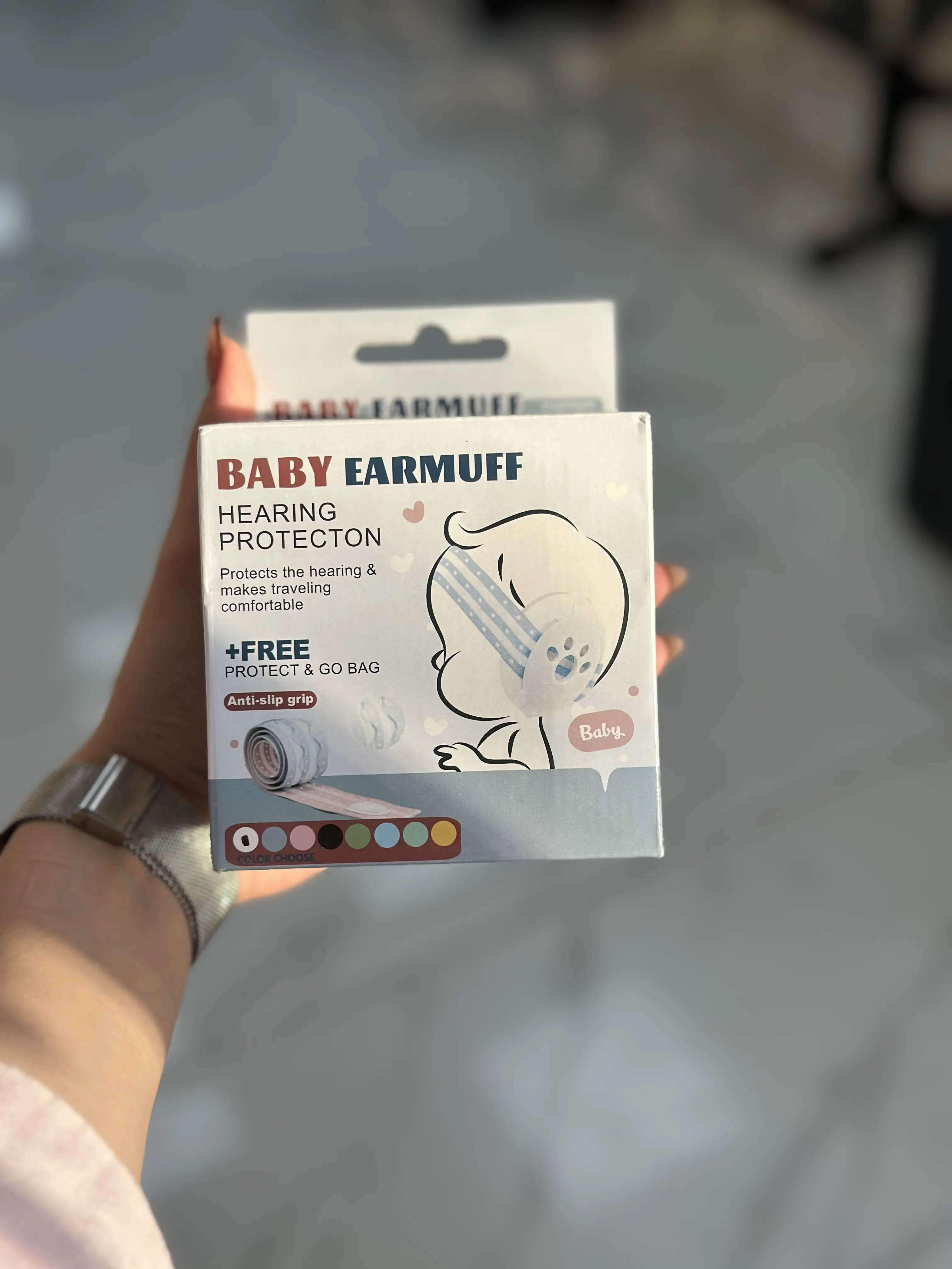 صداگیر و نویزگیر گوش بیبی ایرماف Baby earmuff