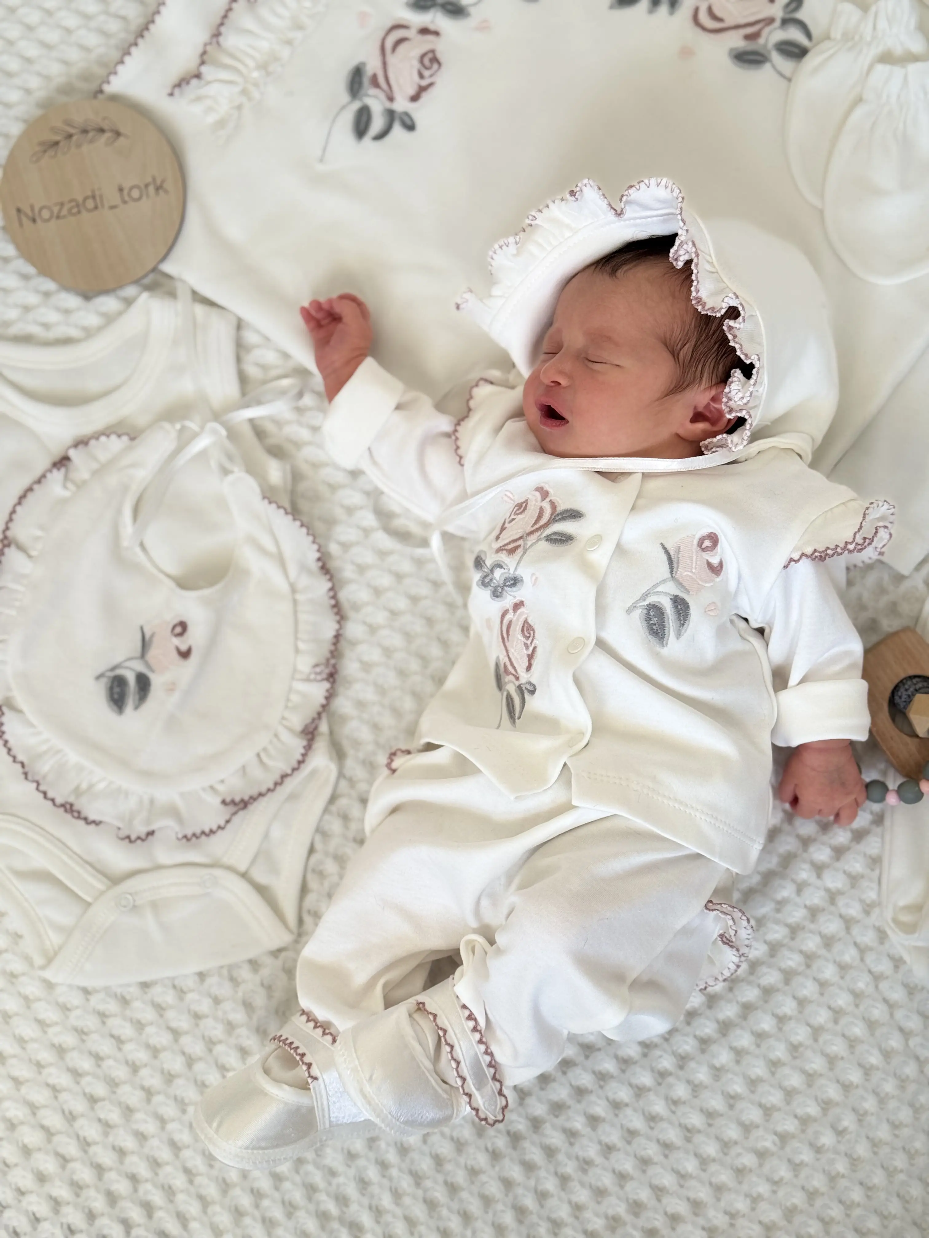 ست نوزادی دخترانه ترک برند ilkim bebe