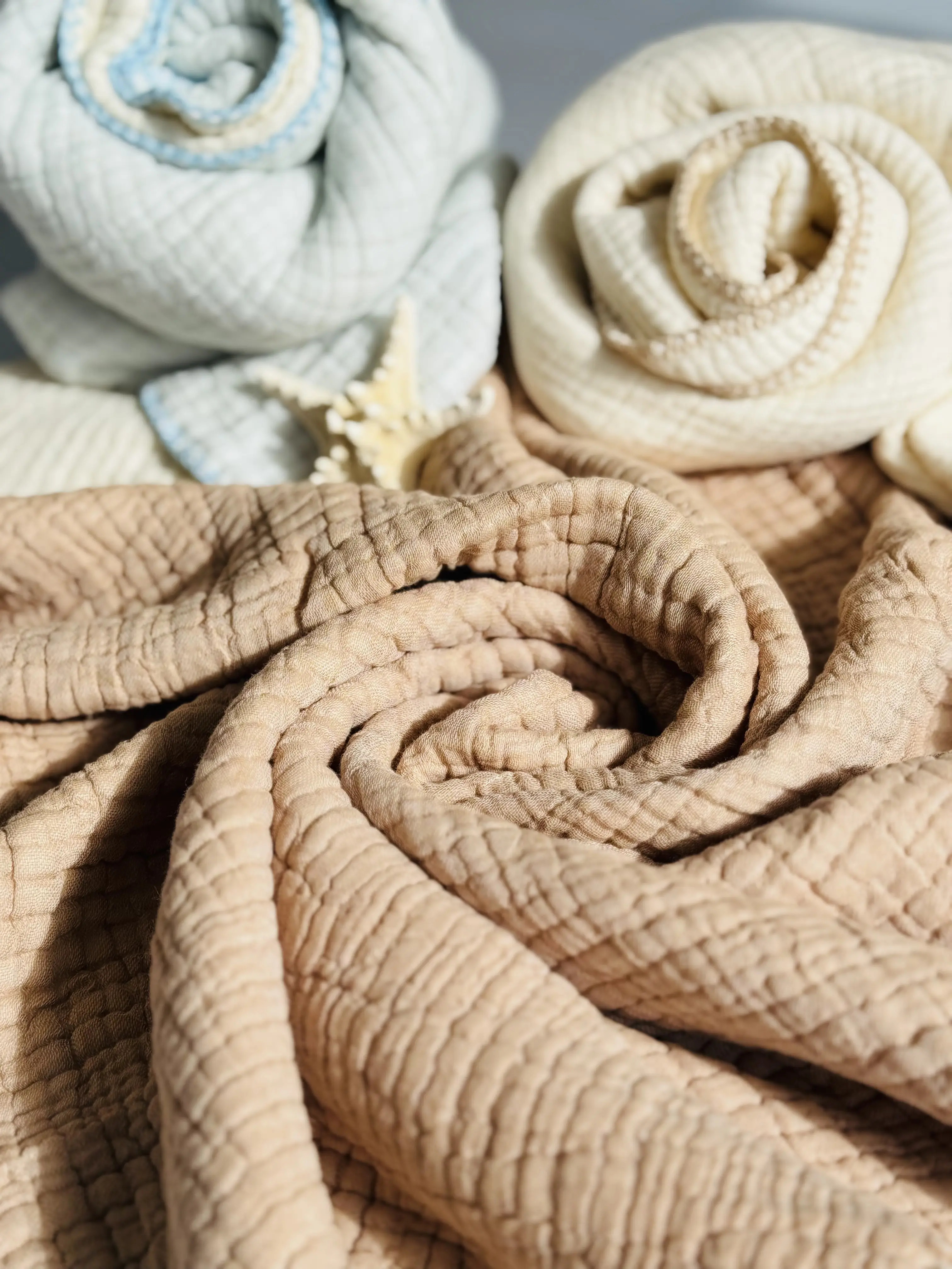 پتوهای موسلین الیاف دار