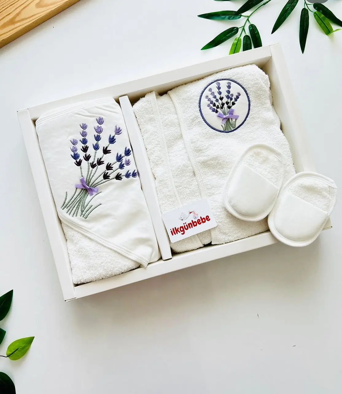 ست ۴تیکه حوله دخترانه edababy