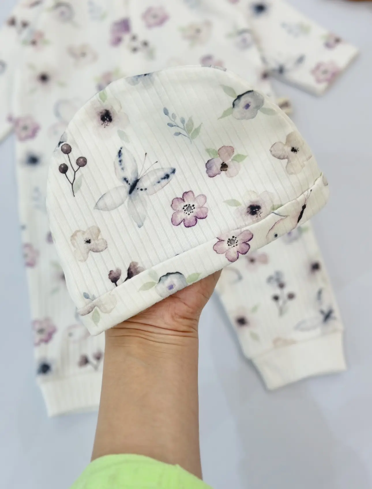 سرهمی نخ پنبه کارترک طرح دار