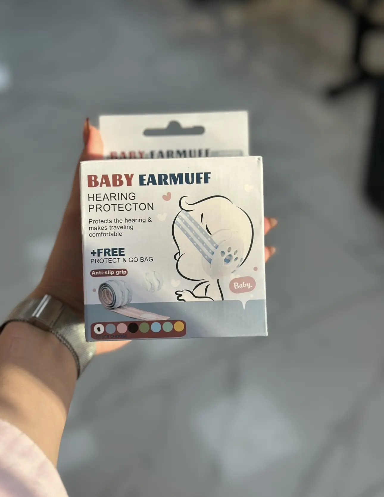 صداگیر و نویزگیر گوش بیبی ایرماف Baby earmuff