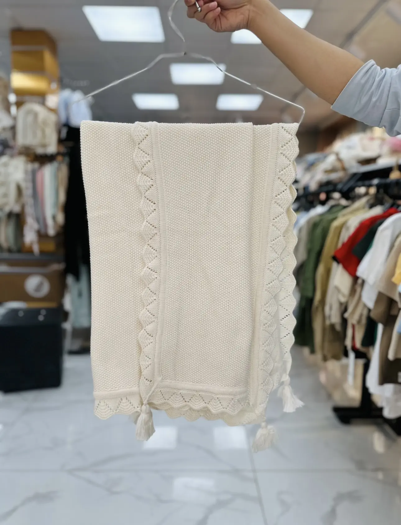 پتو بافت بدون خز وارداتی