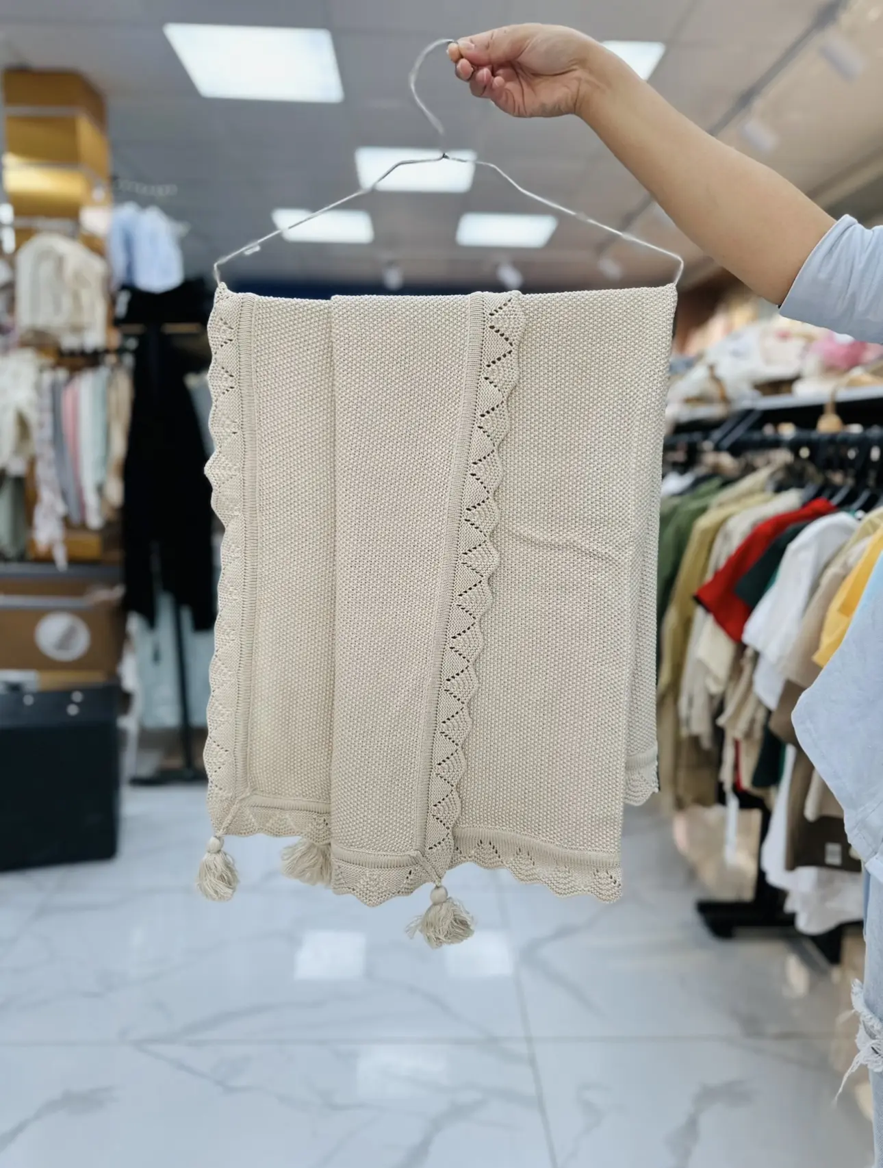 پتو بافت بدون خز وارداتی