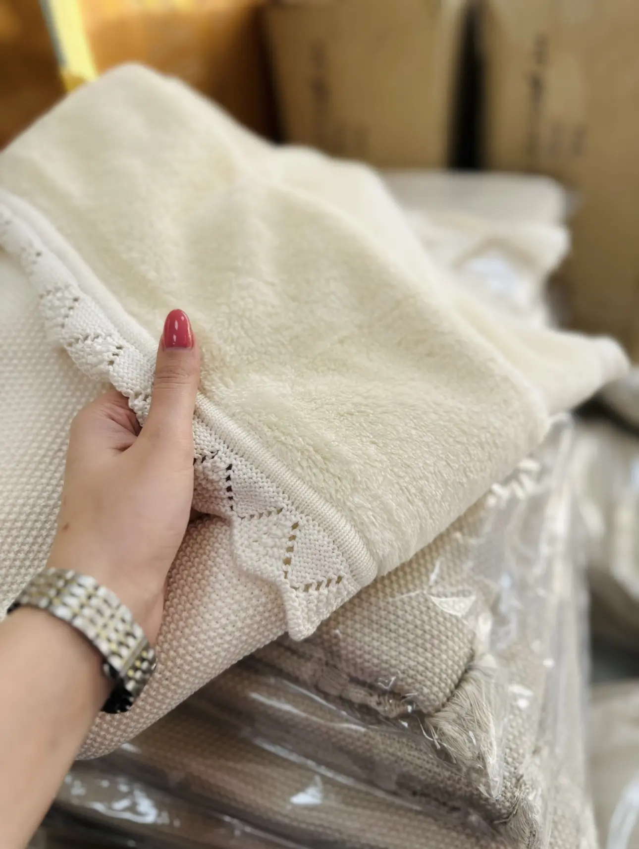 پتو بافت داخل خز دار وارداتی