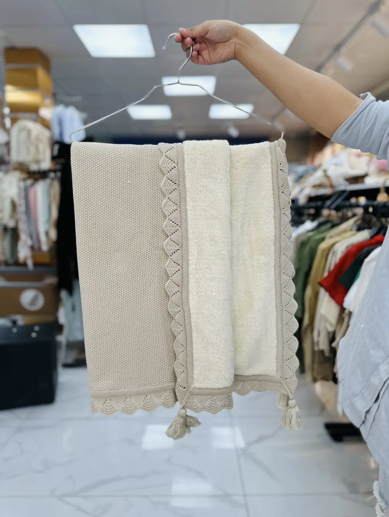 پتو بافت داخل خز دار وارداتی