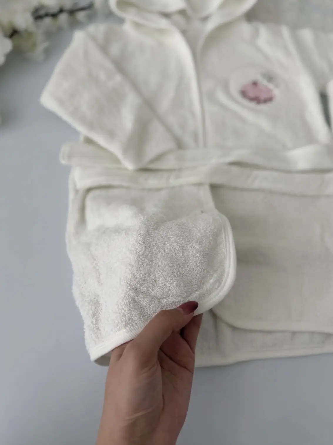 سرویس حوله دخترانه نوزادی ترک برند Eda baby